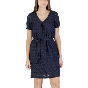 Vila Clothes Blue Recycled Polyester Short Women's Dress